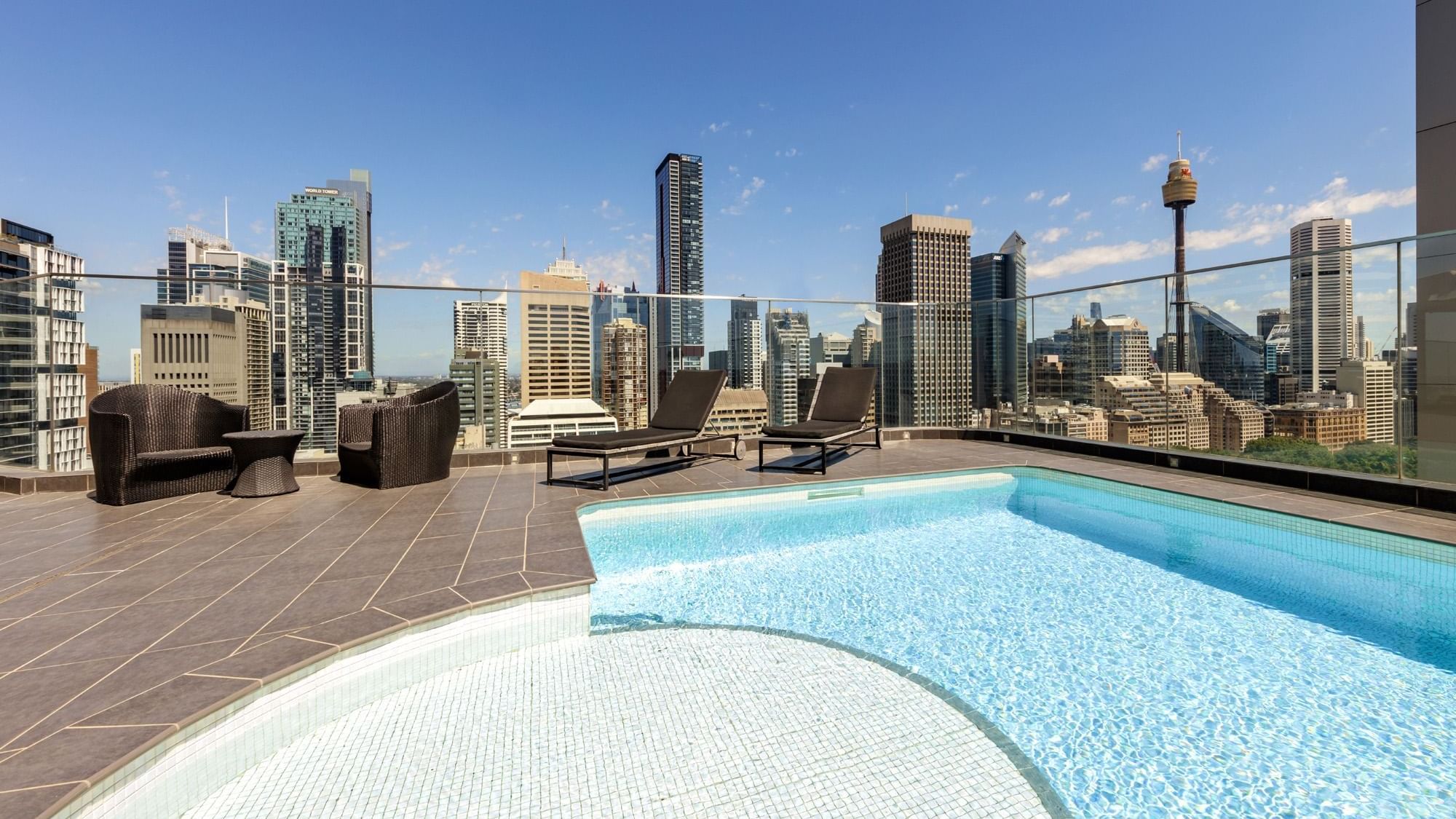 Rooftop Pool at Pullman Sydney Hyde Park