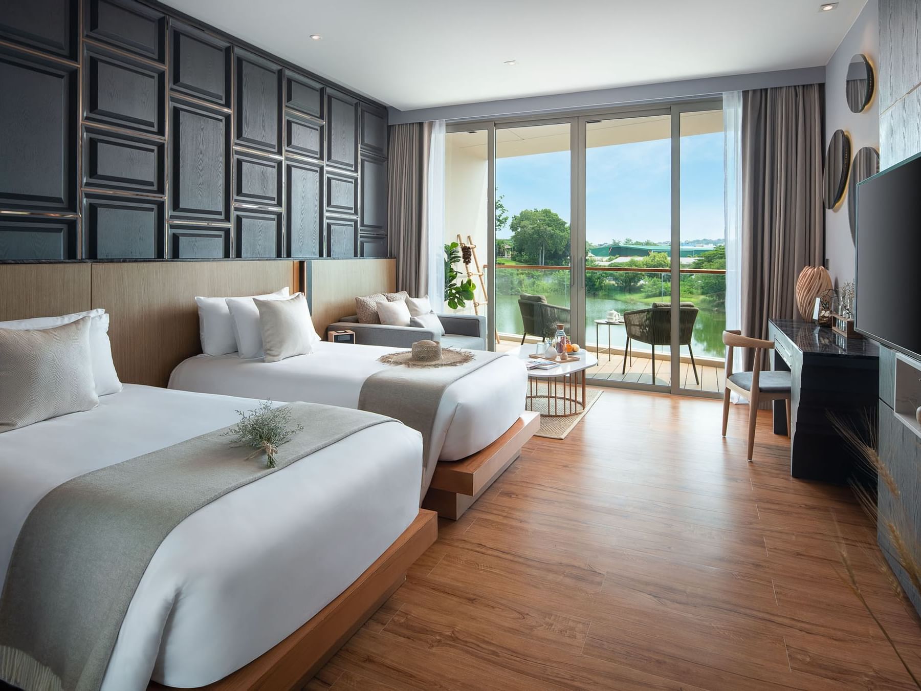 Interior of Wyndham Grand Nai Harn Beach Phuket's Deluxe Lagoon View