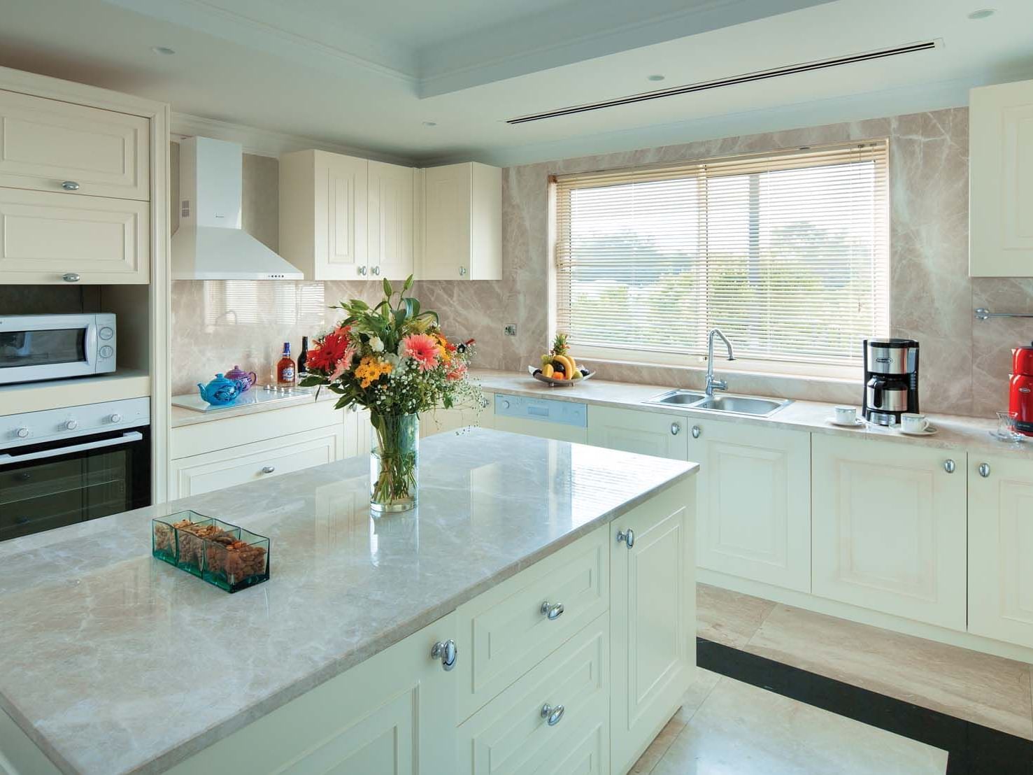 Fully equipped kitchenette in Presidential Villa at Titanic Deluxe Golf Belek