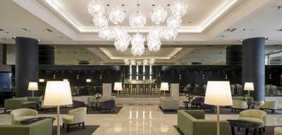 Lobby area at Hotel Emperador Buenos Aires