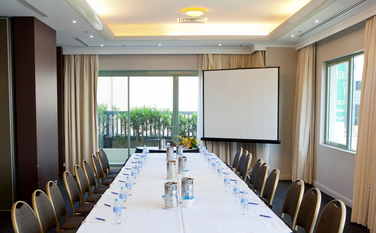 Properly arranged meeting room at the Sebel Residence Chatswood
