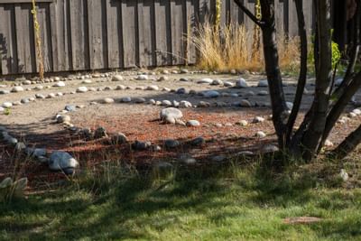 The stoned entry way to spa at Sleeping Lady Mountain