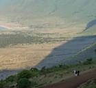 Nature walk at Olduvai Gorge near Ngorongoro Serena
