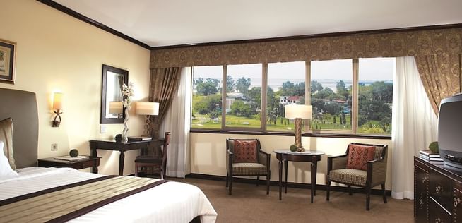 Interior of the Superior room at Dar Es Saalam Serena Hotel