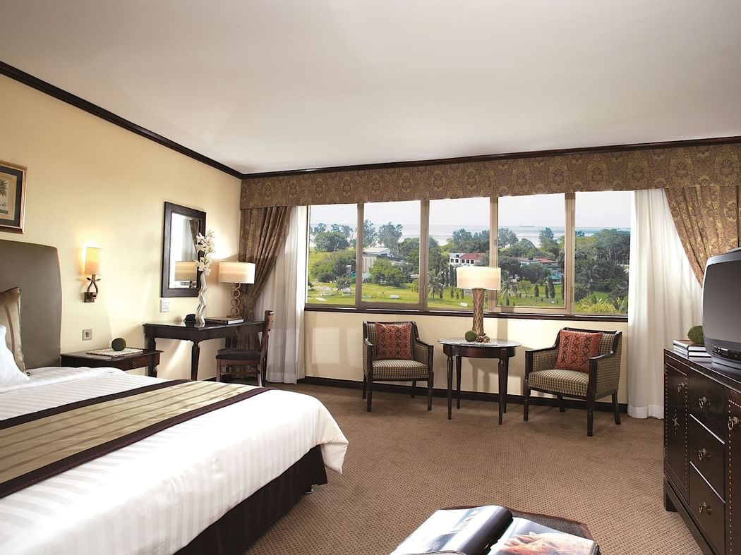 Interior of the Superior room at Dar Es Saalam Serena Hotel