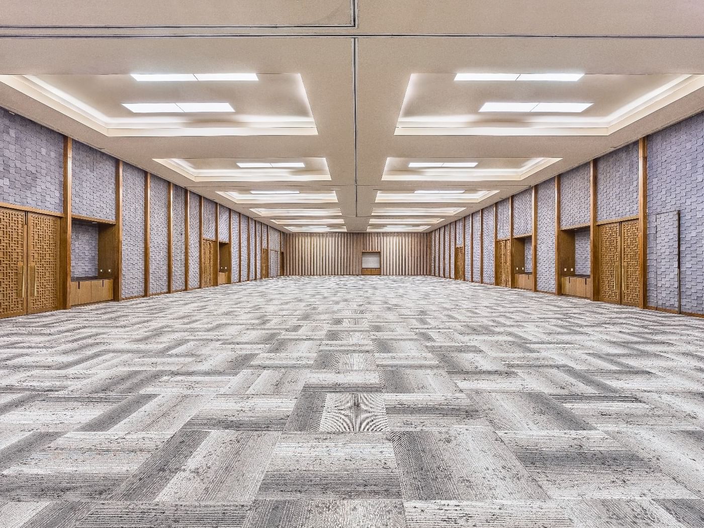 The spacious interior of Aqua Great Room at Live Aqua Resorts and Residence Club