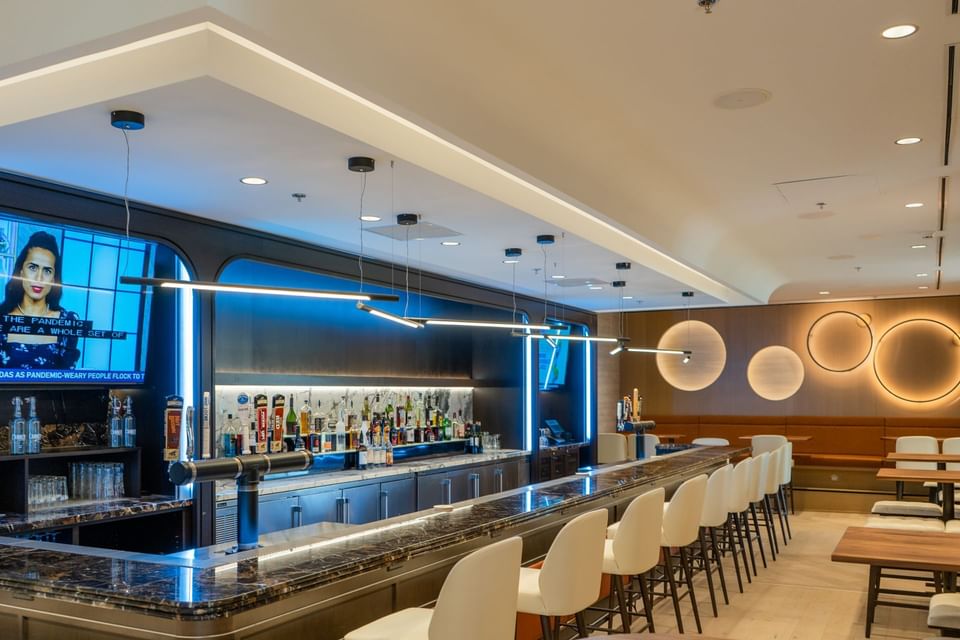 Bar in The Cannery Kitchen & Social at Atlantica Hotel Halifax