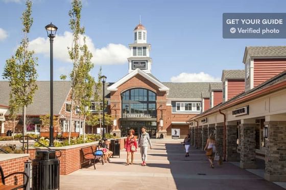 Woodbury Commons Outlets Center near The Abbey Inn