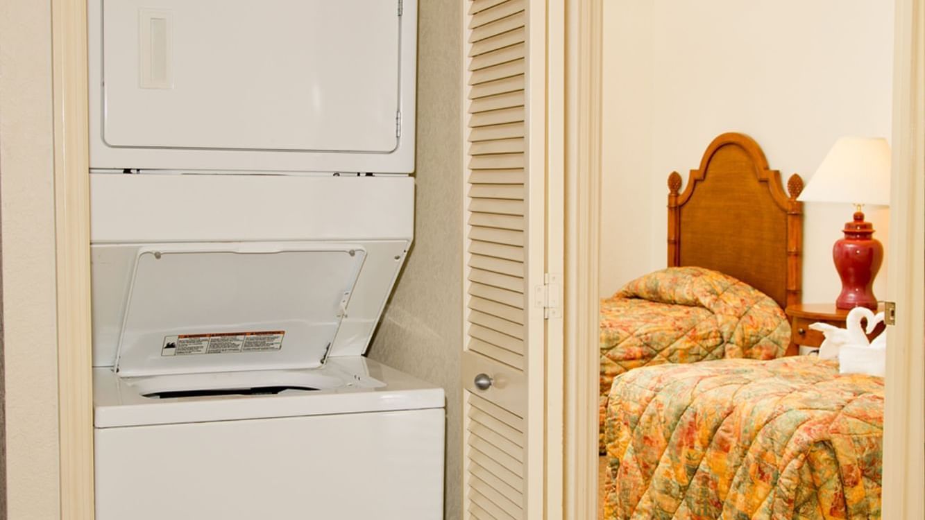 Washer and Dryer in 4 Bedroom 4 Bath Suite at Lake Buena Vista Resort Village & Spa