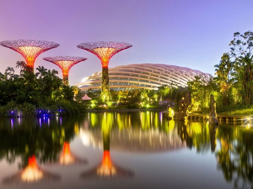 View of Gardens by the Bay near Goodwood Park Hotel
