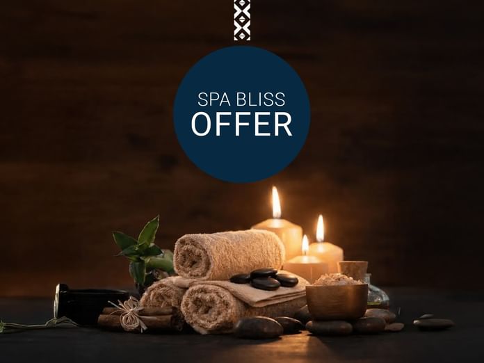 Oferta SPA Bliss con toallas, velas y piedras calientes en el Cactus Spa de Hacienda del Mar Los Cabos.