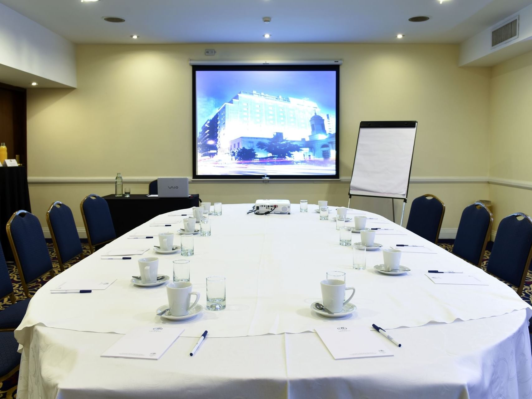 Conference setup in Chopin ballroom at Argenta Tower Hotel