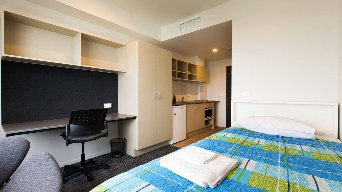 55 Symonds Street_Studio Double Deluxe Bed