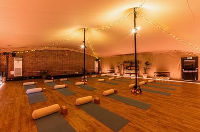 Canopy Yoga space at East Park Gym in Bracknell