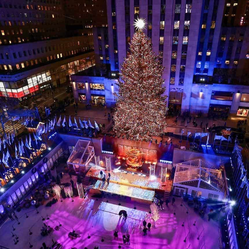 Rockefeller Center Christmas Tree in New York City