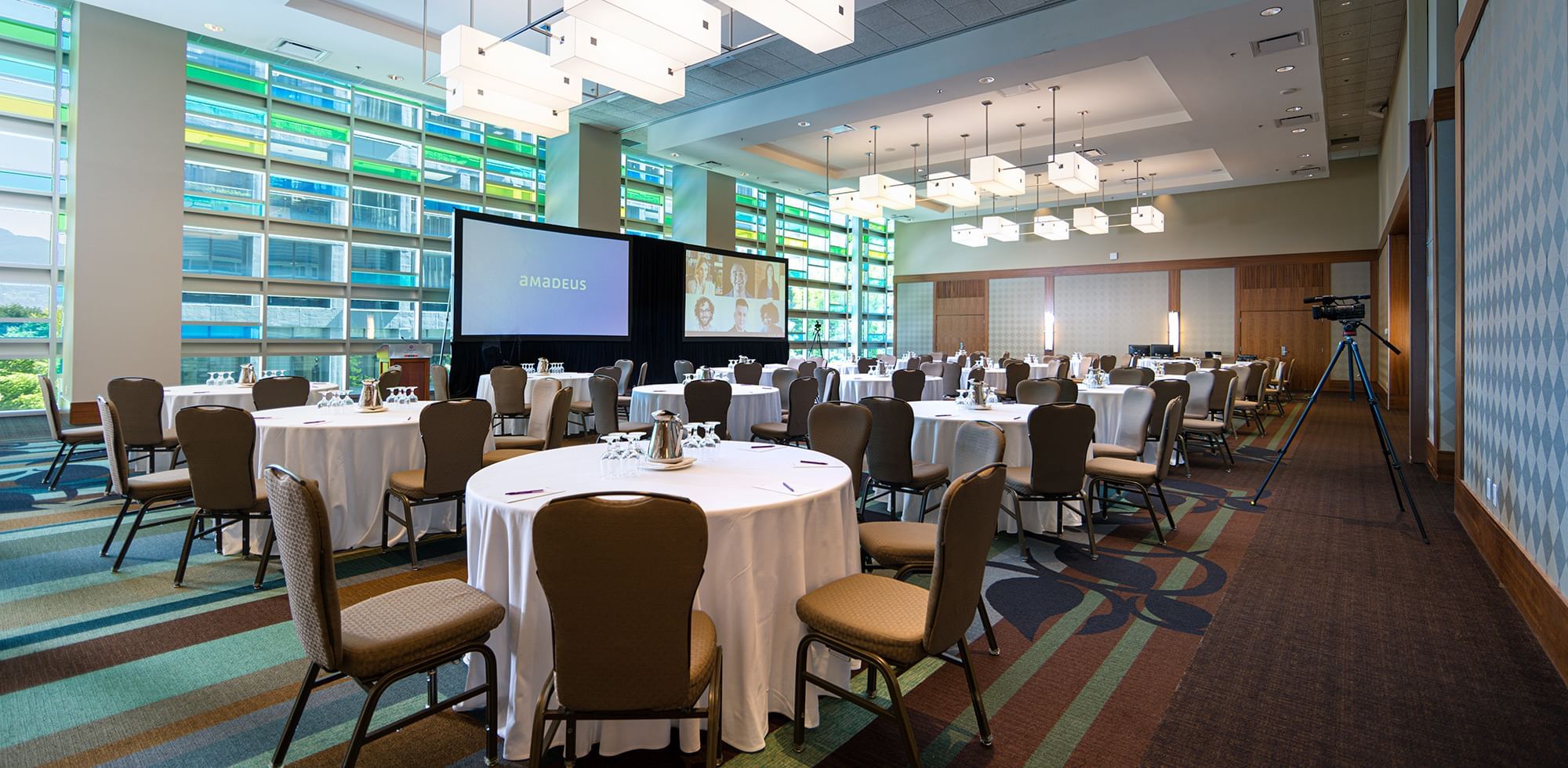 ballroom A & B located in the Coast Coal Harbour Hotel Vancouver