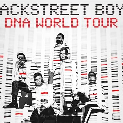 Poster of Backstreet boy’s world tour at Brady Hotels