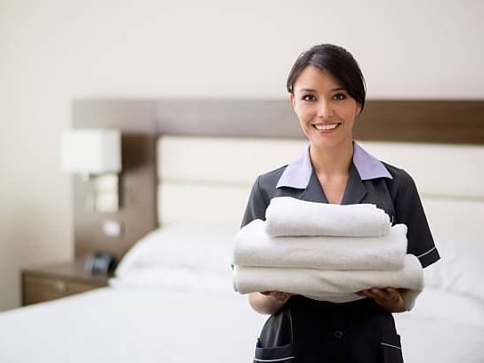 Laundry services for guests at Delfines Hotel