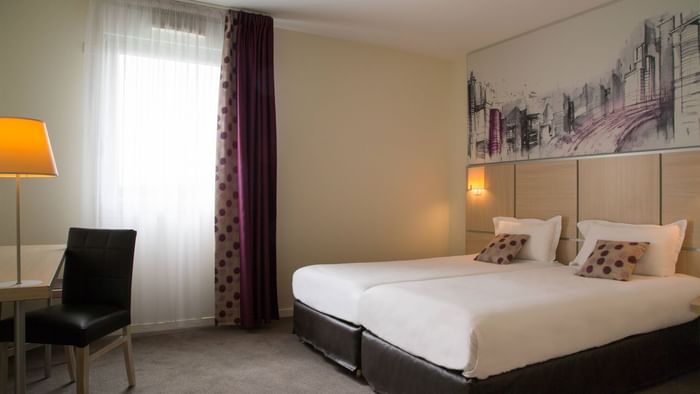 Interior of Bedroom in Actuel Hotel at The Original Hotels