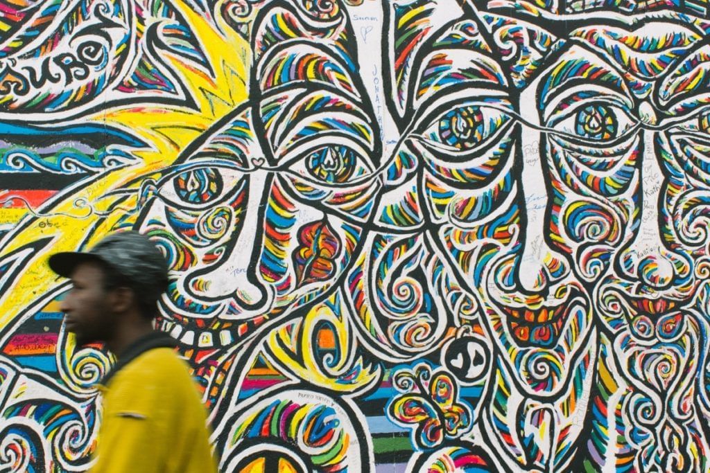 East side gallery in berlin