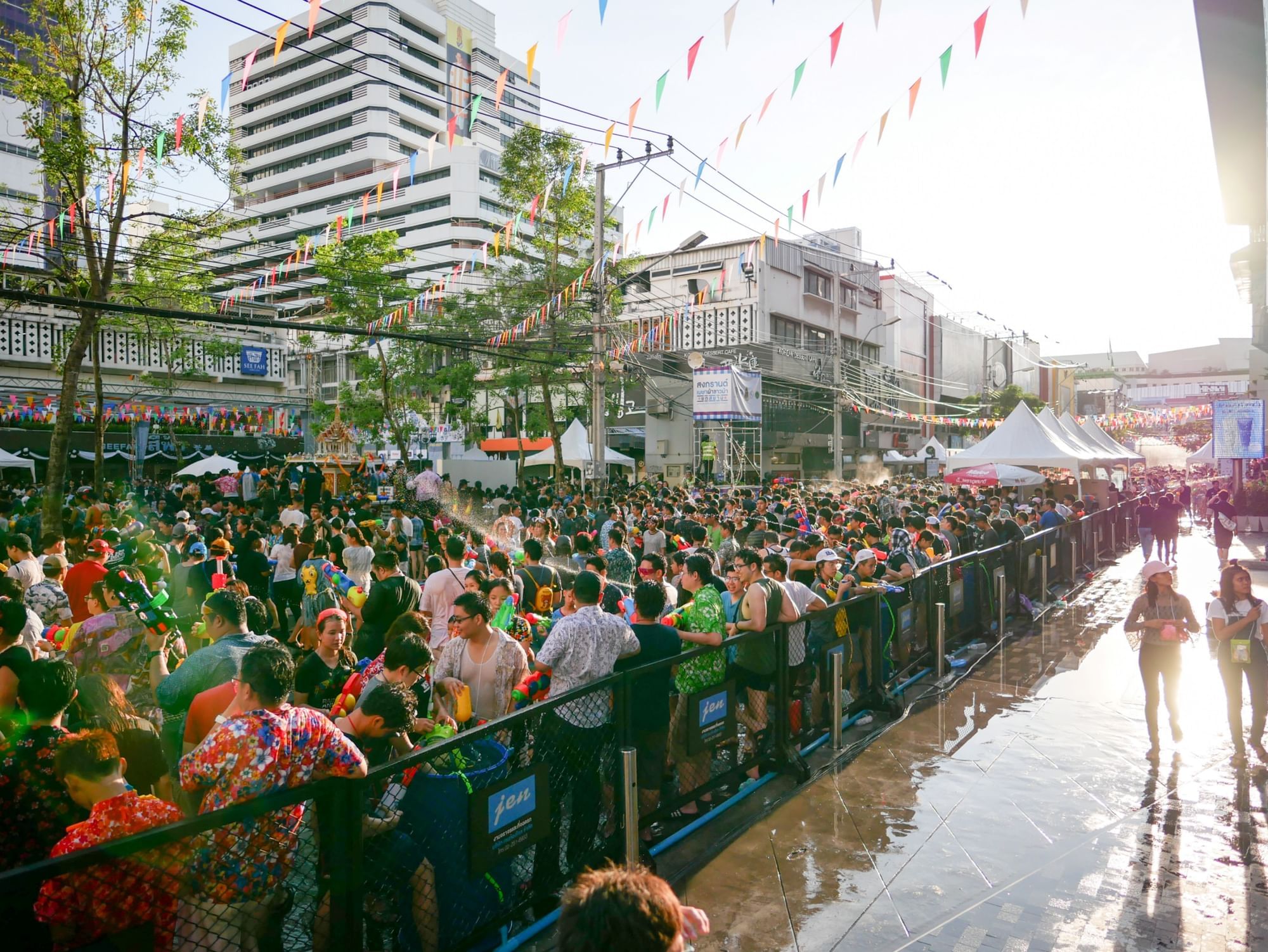 Siam Square - Songkran Festival 2024: Celebrate Songkran in Bangkok, Thailand