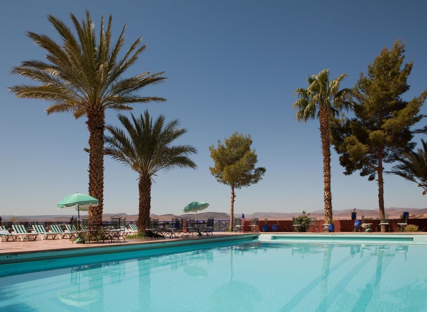 Pool at Kenzi Azghor Hotel in Ouarzazate, Morocco