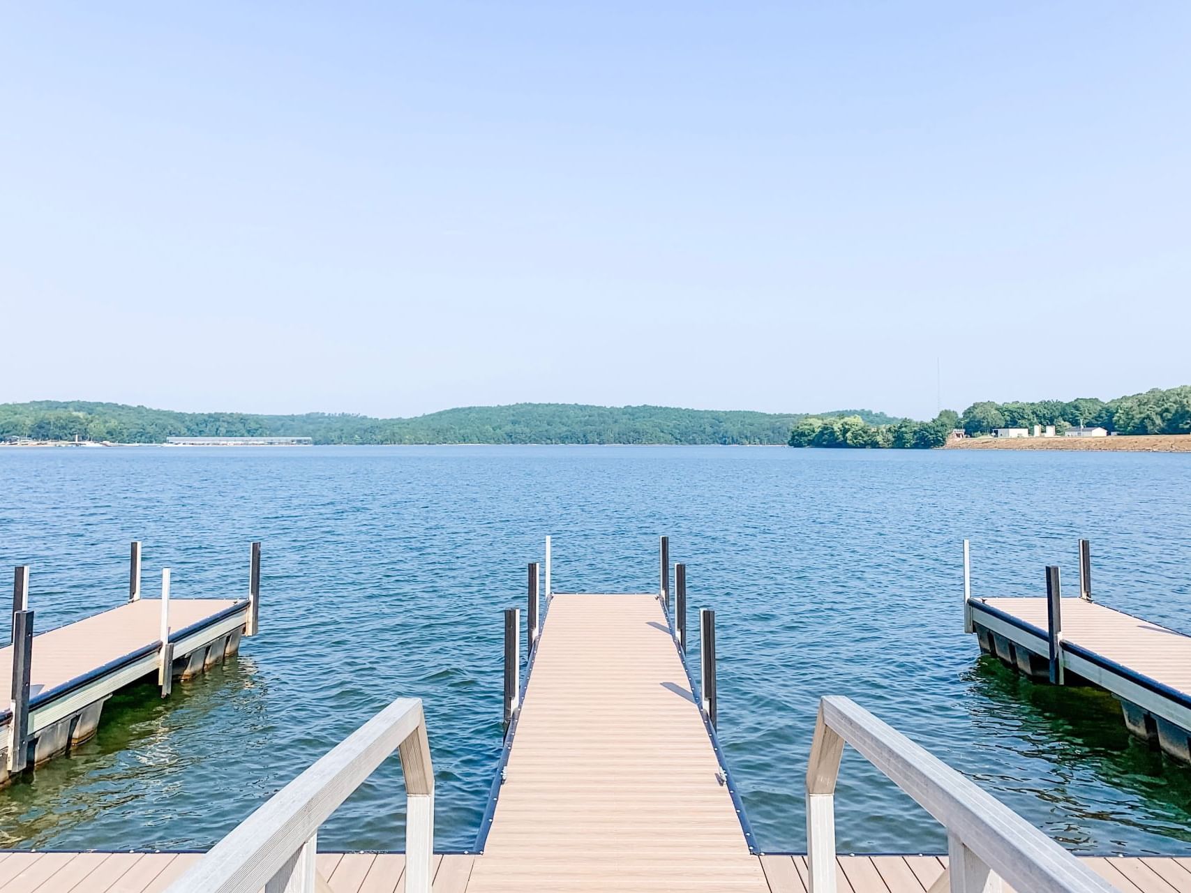 boat dock on Lake Hartwell