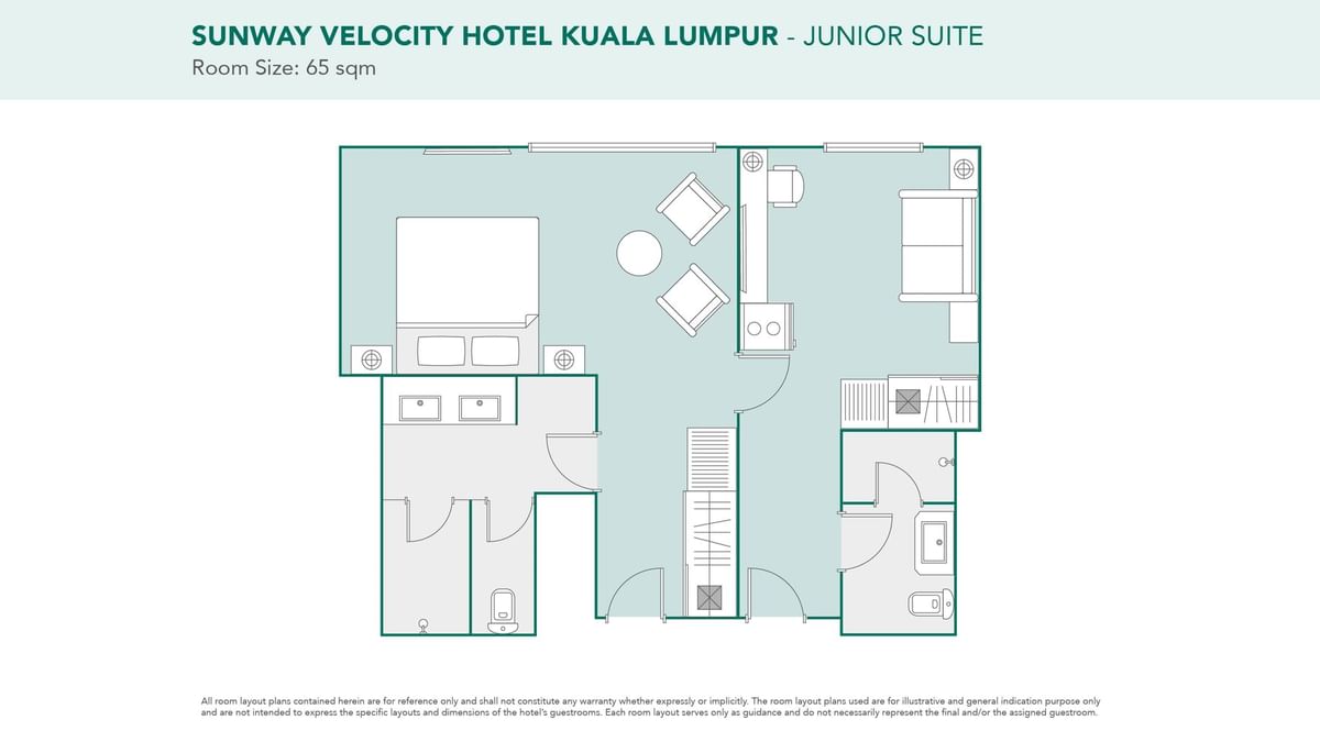 Bathroom interior of Sunway Grand Suite at Sunway Resort