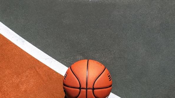 Closeup Of Basketball in The Ground  Near The Original Hotels
