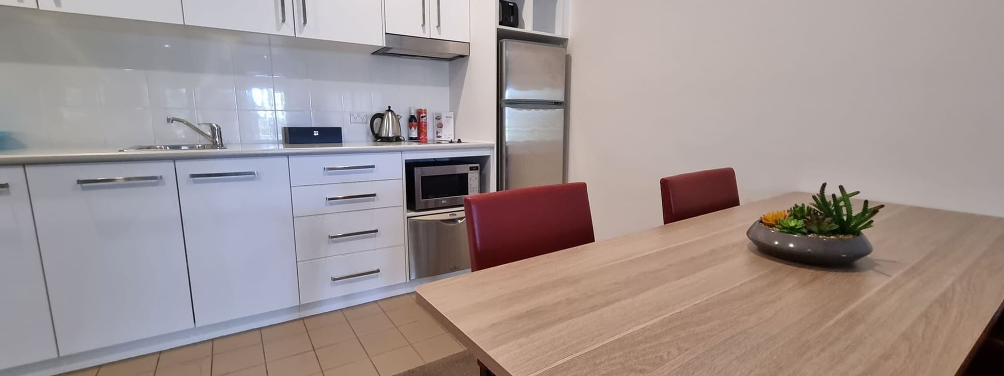 Table and Pantry in Suite at Mercure Gerringong