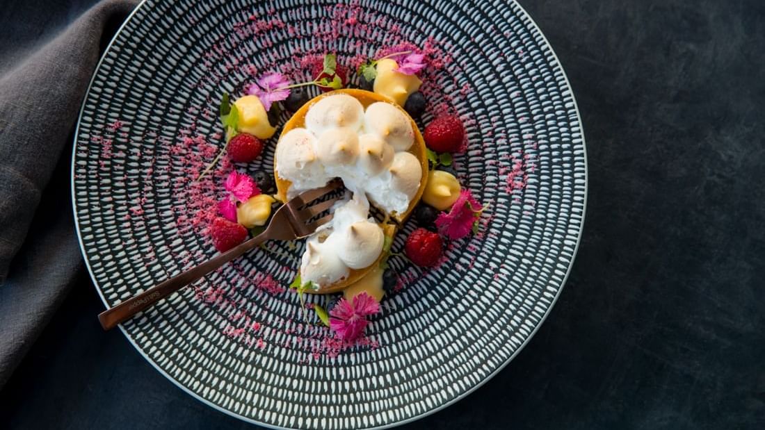 Delicious food at Barretts Restaurant Pullman Magenta Shores Resort