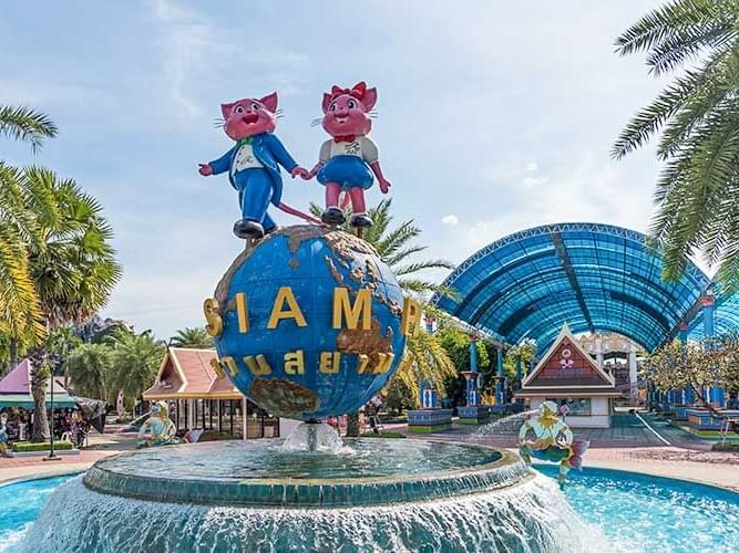 Entrance of Siam Park City near Chatrium Residence Sathon