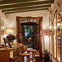 Interior of the La Bodega at Marbella Club Hotel
