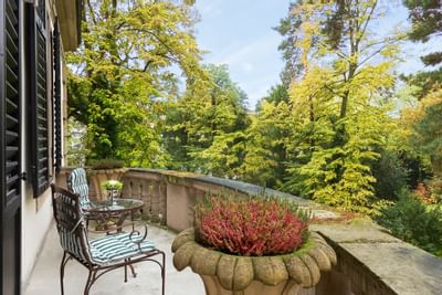 Grunewald Suite Balcony at Patrick Hellman Schlosshotel