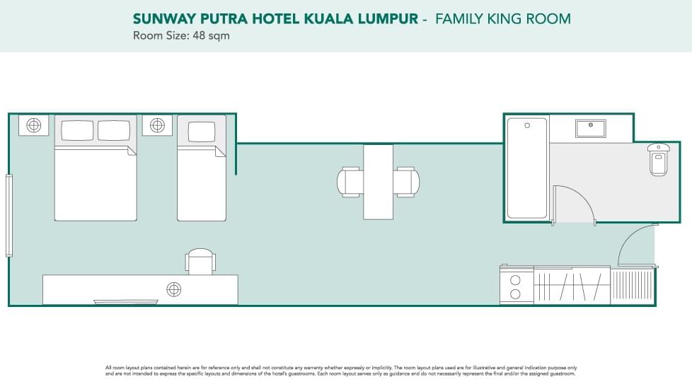 Deluxe Plus Executive Park Twin bathroom