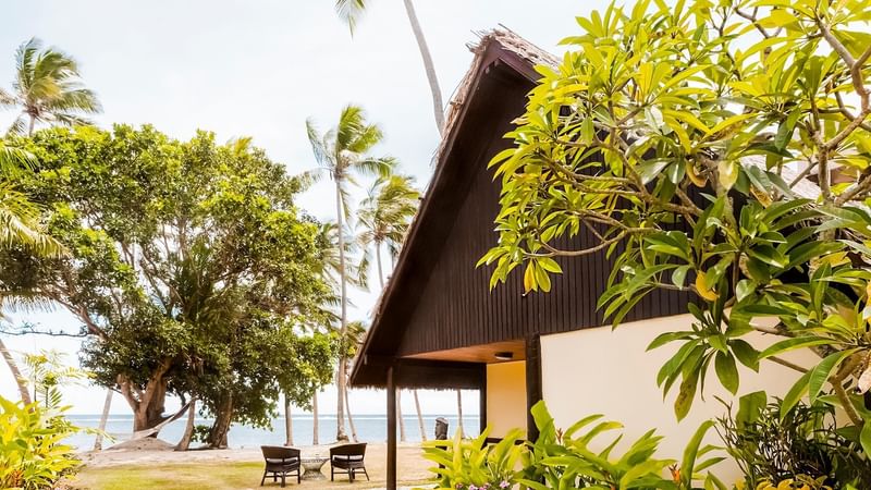 The exterior of Ocean View Villa at Tambua Sands Beach Resort