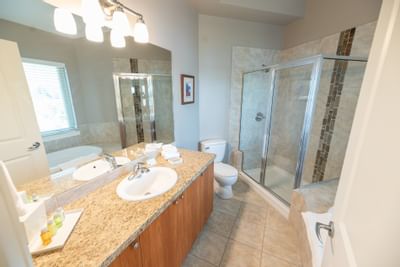 three bedroom suite premium bathrooms