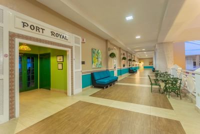The main entrance of the Port Royal at Holiday Inn Montego Bay