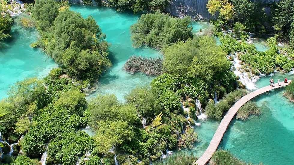 National Park Plitvice Lakes aerial view, Falkensteiner Hotels