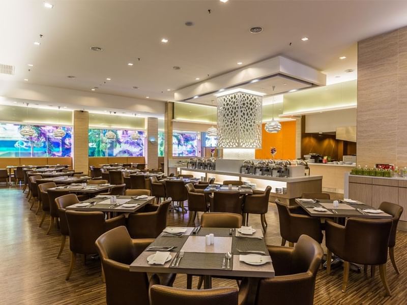 Dining & lounge area in Sun Cafe at Sunway Hotels & Resorts