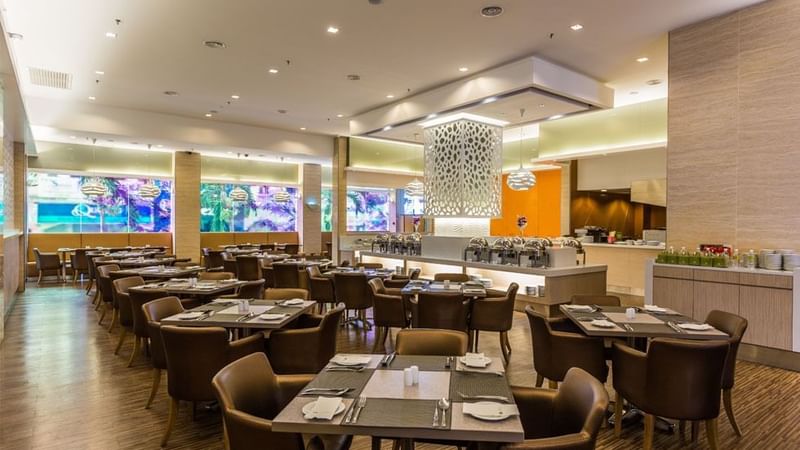 Dining & lounge area in Sun Cafe at Sunway Hotels & Resorts