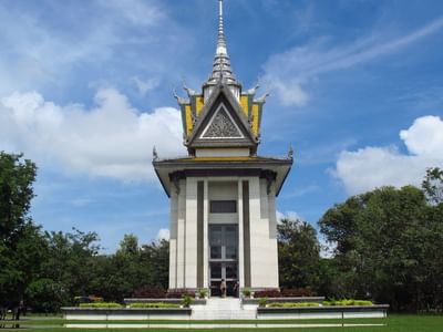 View of The Killing Field Choeung Ek near Sunway Hotel Phnom Penh