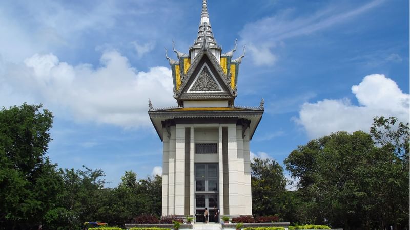 View of The Killing Field Choeung Ek near Sunway Hotel Phnom Penh