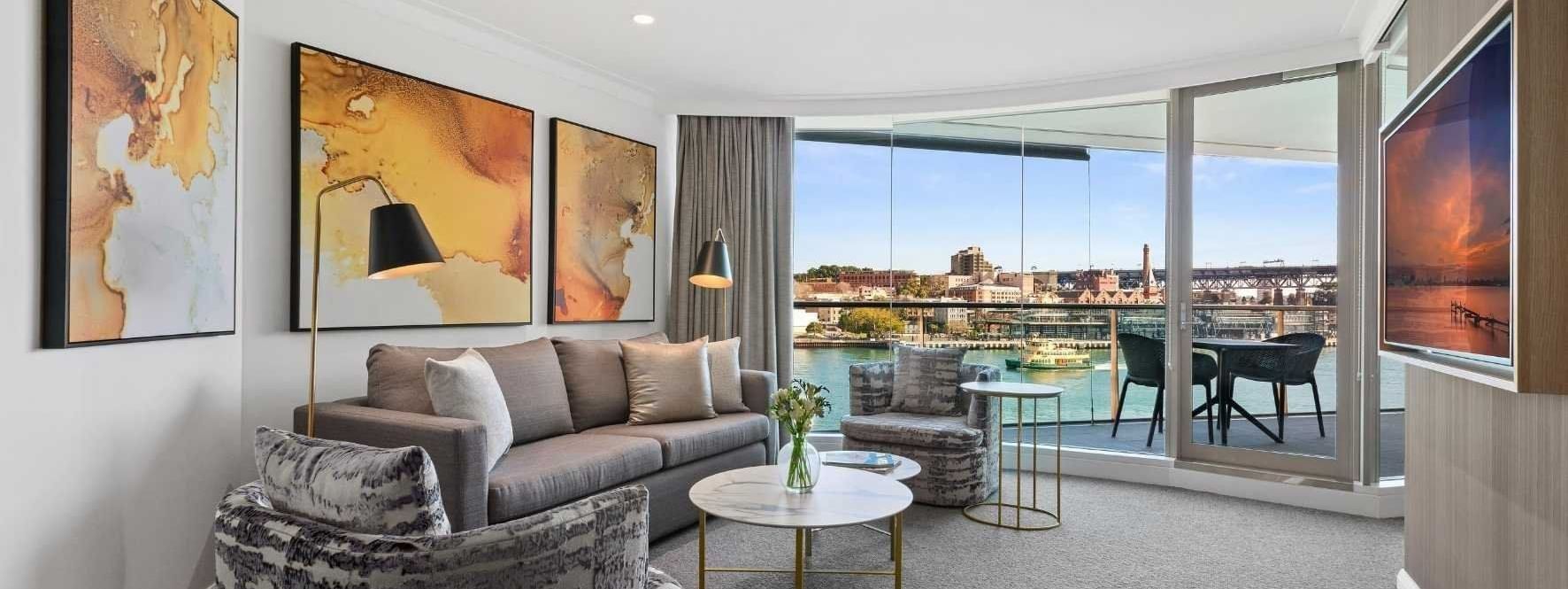 Deluxe 1-bedroom Harbour View at Pullman Quay Grand Sydney