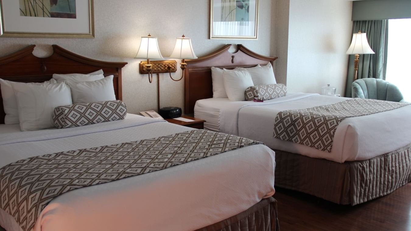 Interior of Executive Two Queen Beds at Clayton Plaza Hotel