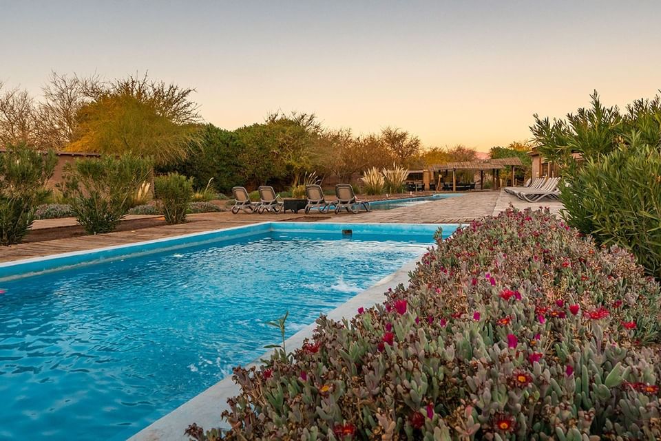 Pool at Hotel Cumbres San Pedro de Atacama in Chile