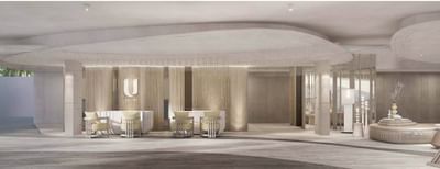Interior of Spacious lobby lounge area at U Hua Hin