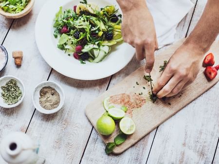 clases de cocina saludable en el hotel Marbella Club