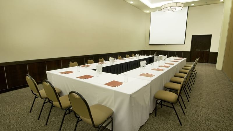 U-style meeting set-up at Fiesta Inn Ciudad Obregón