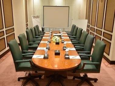 Table setup in Baltit meeting room at Islamabad Serena Hotel